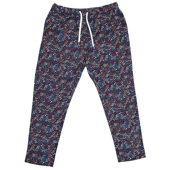 Mens Pants Joggers Multicolor Floral Drawstring Loose Harem Casual Beach Large